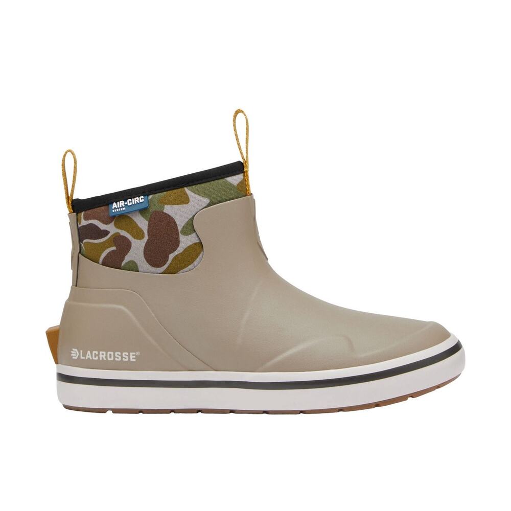 NEW LaCrosse Alpha Deck Boots 6” Waterproof‎ Camo Rubber Fishing Outdoor Women 9